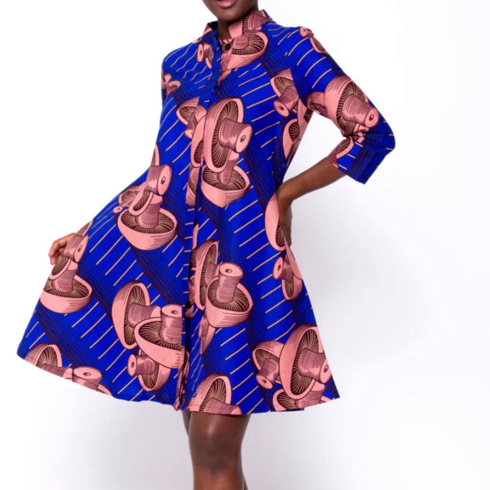 Zuri Oh Shitake Shirtdress
